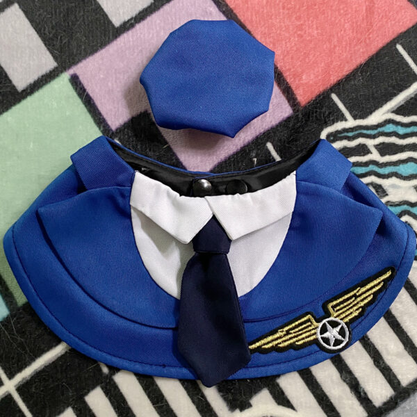 Pilot Costume for Cat and Small Dog Neck - Image 3