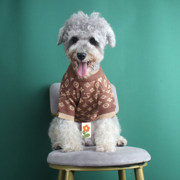 Vintage Pullover Sweater for Small and Medium Dogs - Image 2