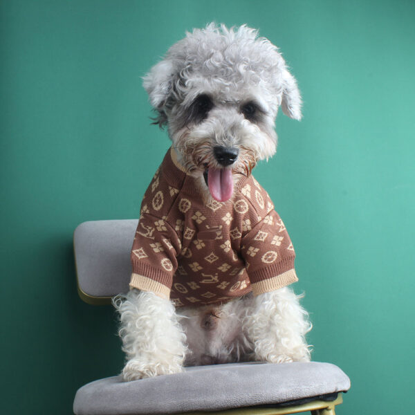 Vintage Pullover Sweater for Small and Medium Dogs