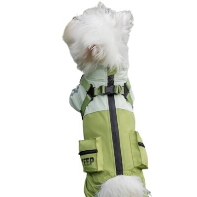 Waterproof Windproof Dog Raincoat | Full Coverage for Small & Medium Dogs #