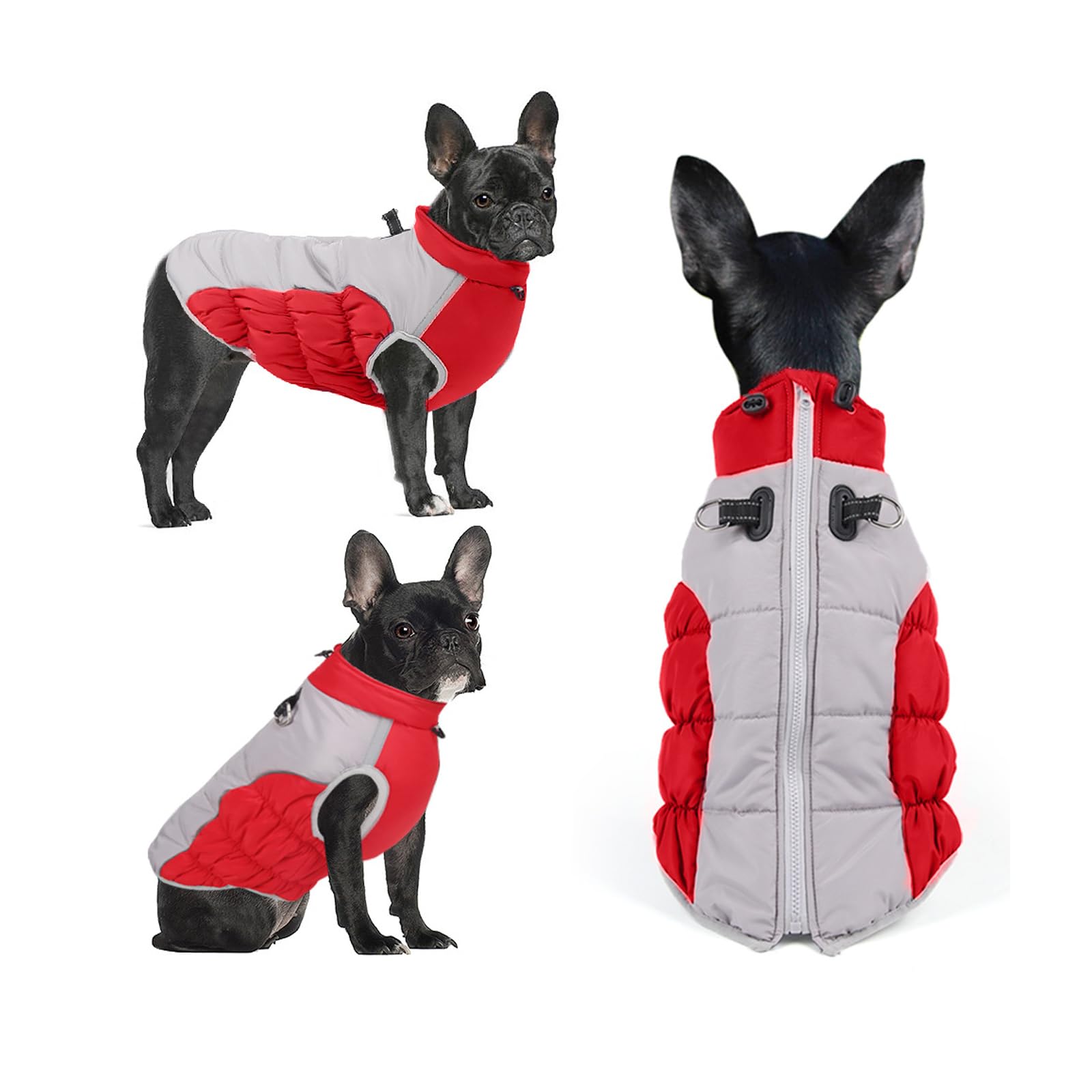 Reversible Waterproof Dog Winter Coat | Thick Padded Warm Jacket for Cold Weather - Image 2