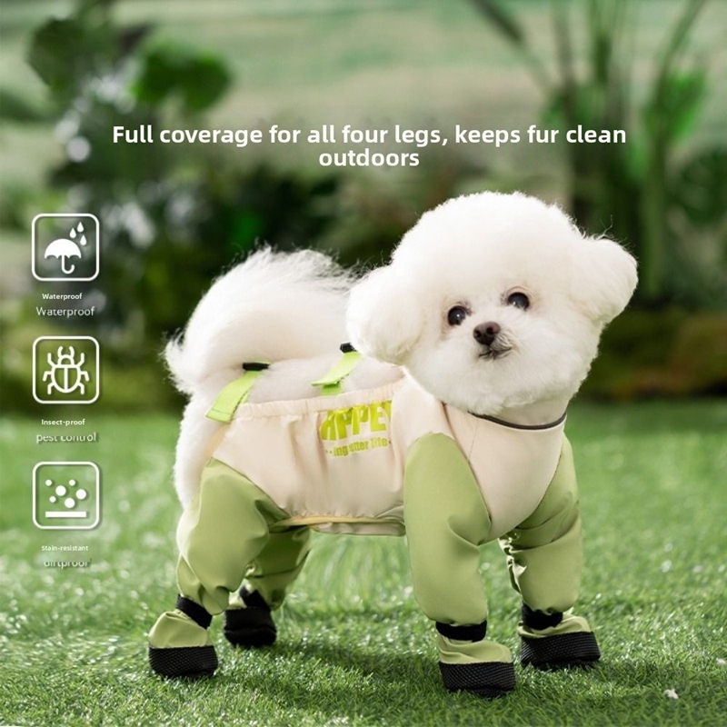 Waterproof Reflective Dog Pants with Adjustable Fit | Stain-Resistant 4-Leg Coverage - Image 2