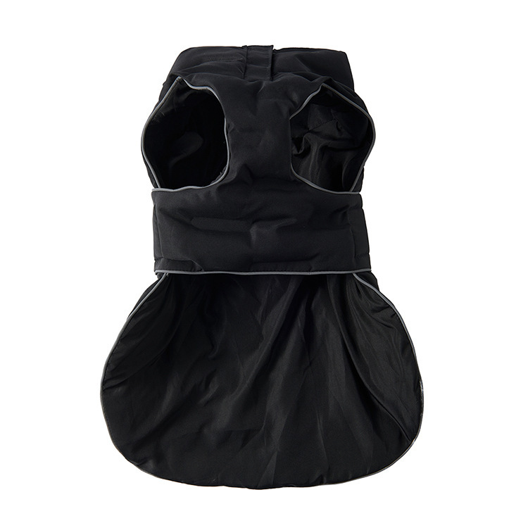 Waterproof Windproof Dog Jacket with Velcro Closure for Medium and Large Breeds